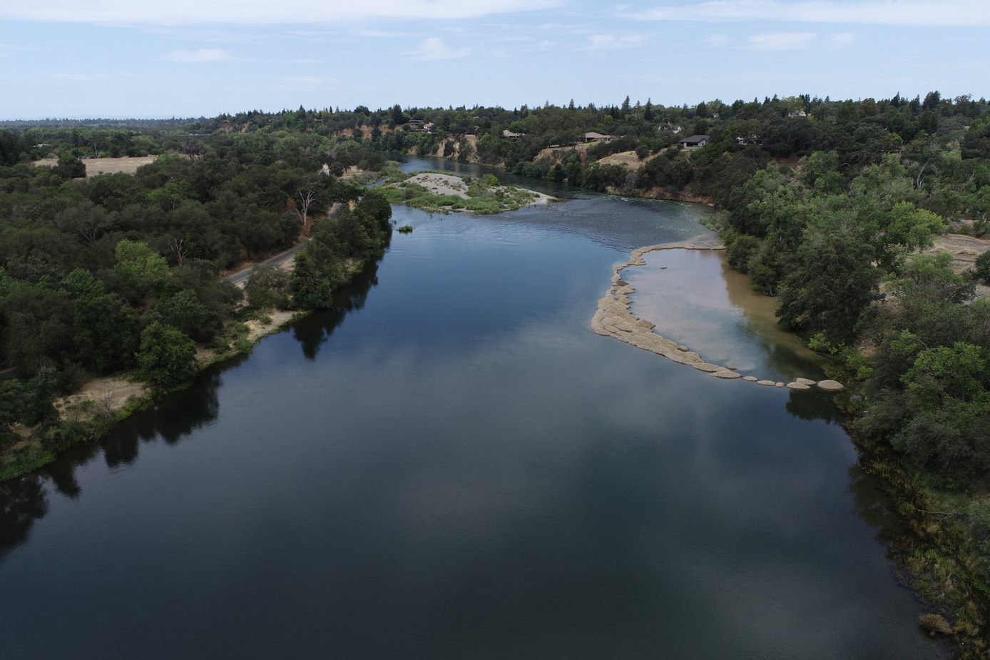 An elevated view of Lower Sailor Bar (Water Forum photo)
